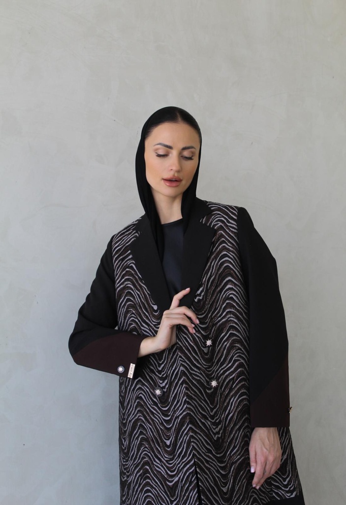 Black with brown touch