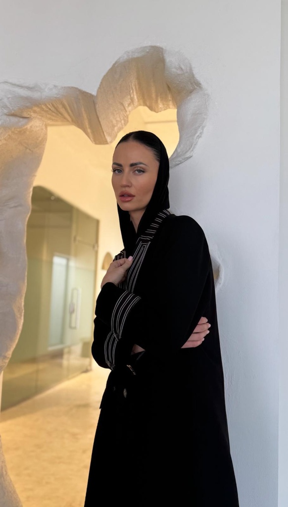 Black with stripes touch