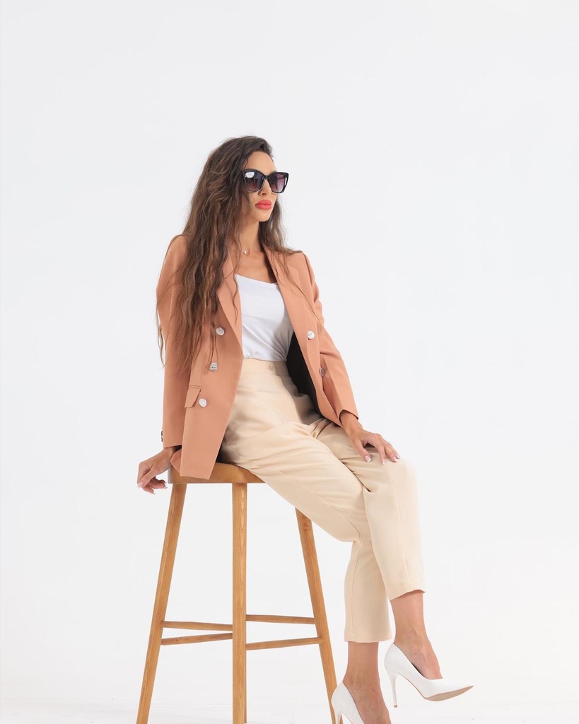 Classic short blazer