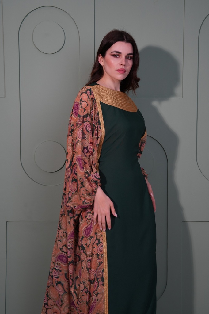 Jalabiya with Golden Touch - BEJ003