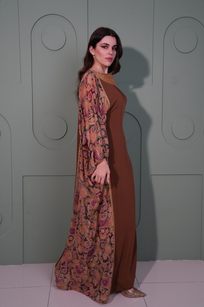 Jalabiya with Golden Touch - BEJ004