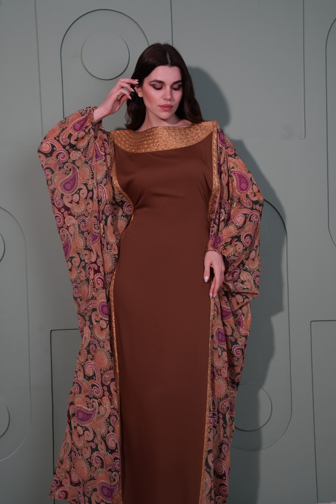 Jalabiya with Golden Touch - BEJ004