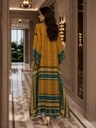 Master with Green Chiffon Sari with Lace - BECS017