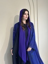 Chiffon Abaya Blue