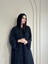 Chiffon Abaya Black 2