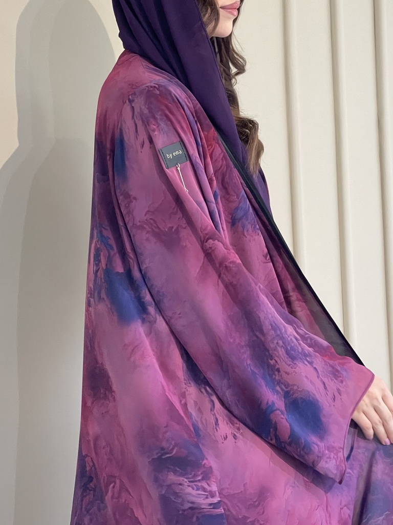 Double Chiffon Abaya