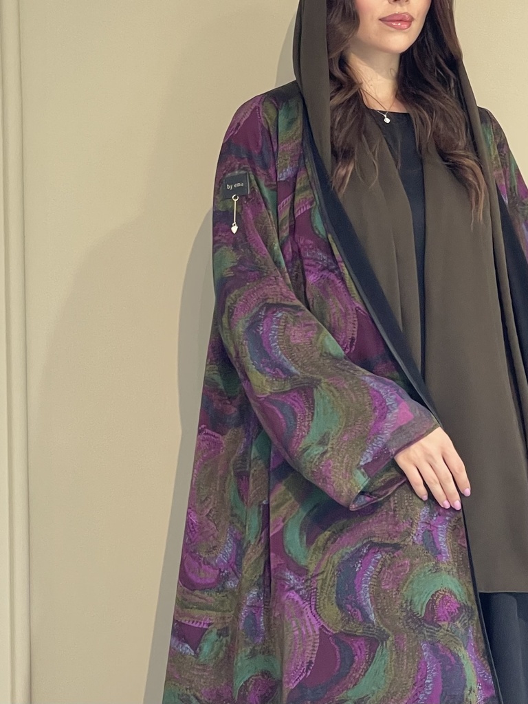 Double Chiffon Abaya