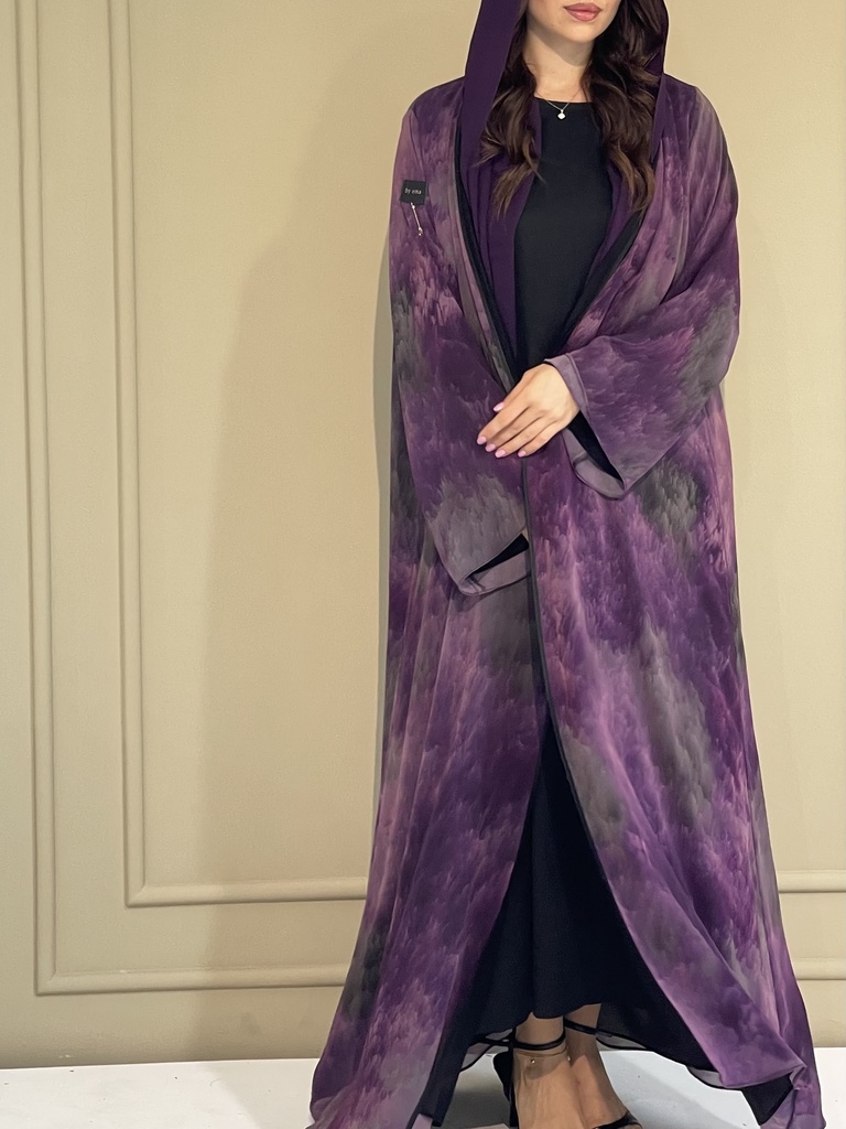 Double Chiffon Abaya