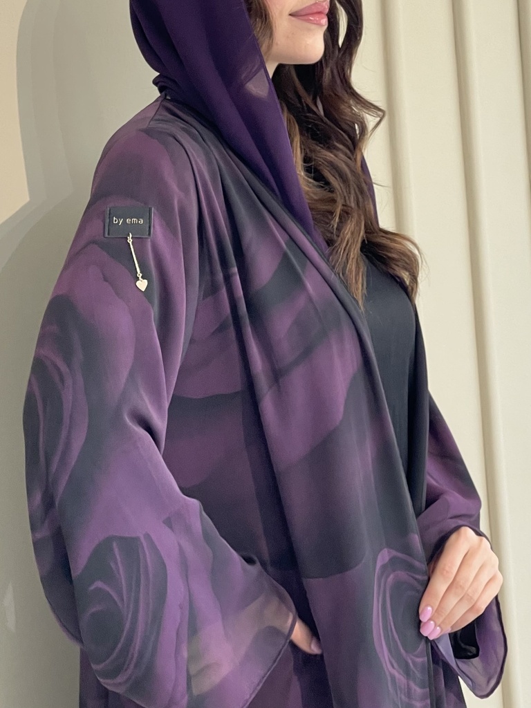 Double Chiffon Abaya