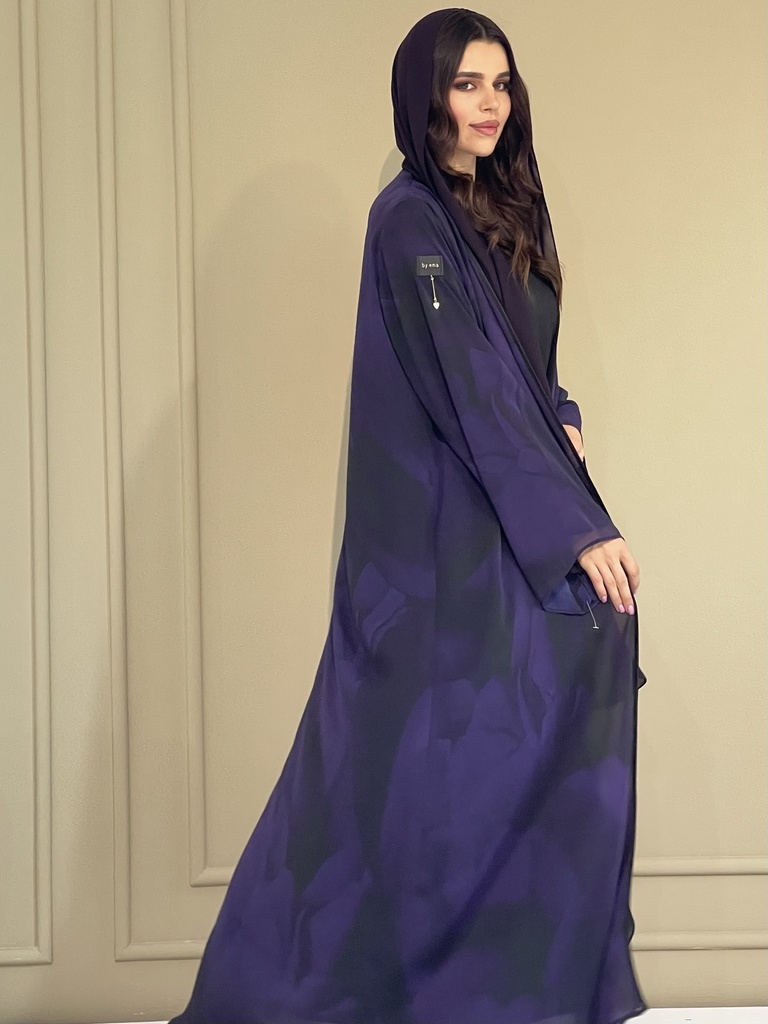 Double Chiffon Abaya