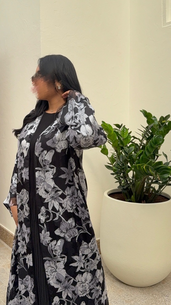 BEAC007 - Abaya Double Chiffon