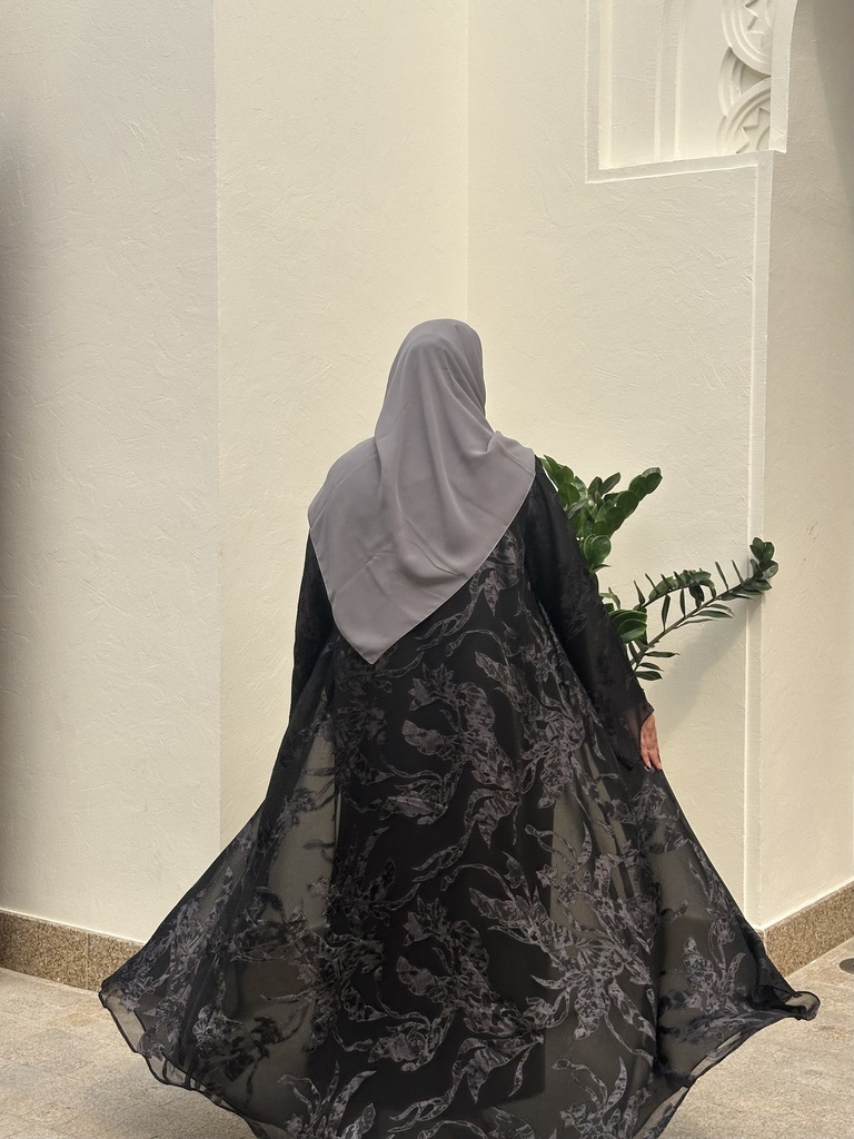 BEAC012 - Abaya Double Chiffon