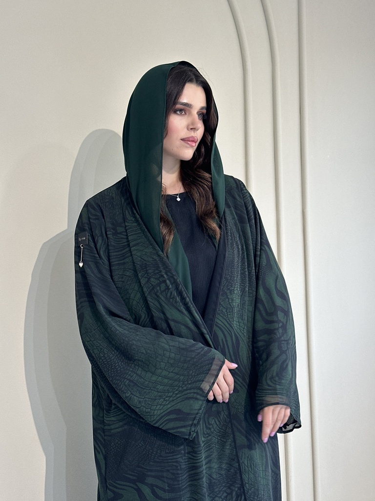 Chiffon Dark Green 2