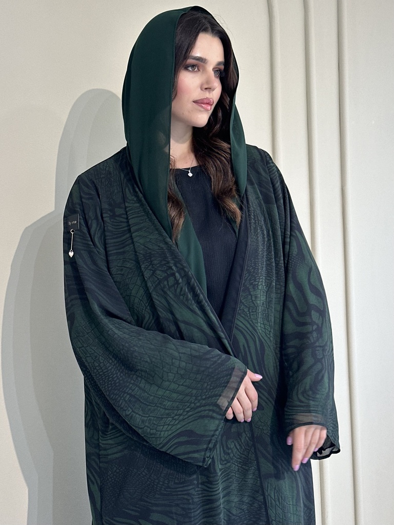 Double Chiffon Abaya