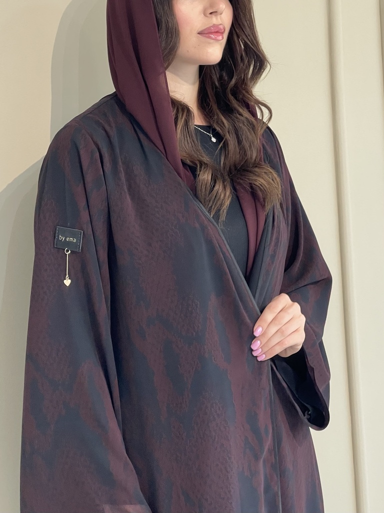 Double Chiffon Abaya