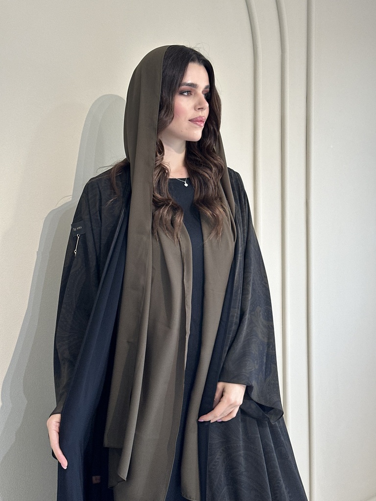 Chiffon Abaya Black