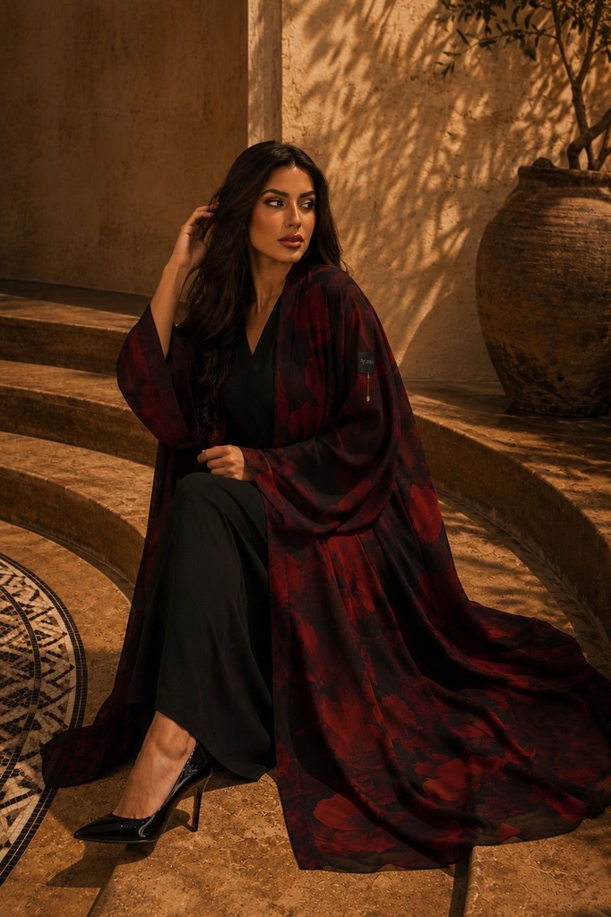 Chiffon Abaya - BECA015