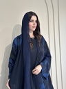 Black Flowers Abaya