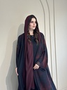 Chiffon Abaya Red