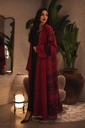 Red Chiffon Abaya - BECA011
